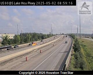 US-90 @ S Lake Houston Pkwy, FACING South