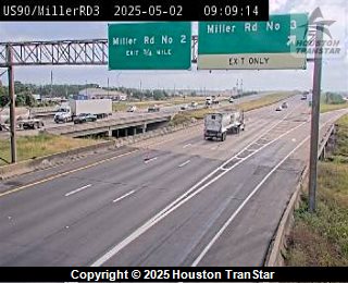 US-90 @ Miller Road Number 3, FACING South