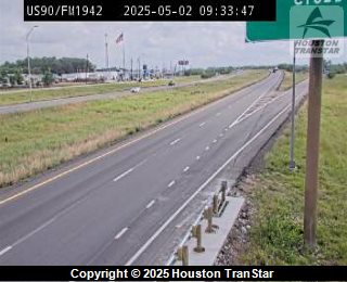 US-90 @ FM-1942, FACING South