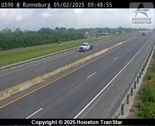 US-90 @ Runneburg Rd, FACING South