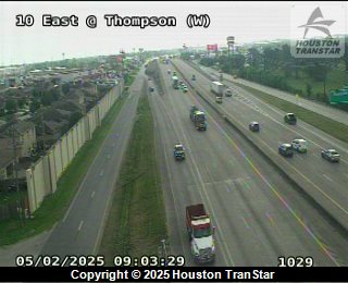 IH-10 East @ Thompson (W), FACING North