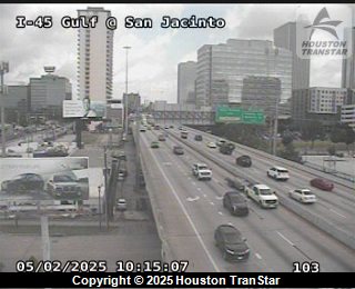 45 Gulf @ San Jacinto, FACING East