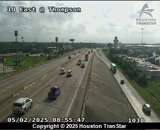 IH-10 East @ Thompson, FACING North