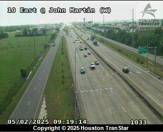 IH-10 East @ John Martin (W), FACING North