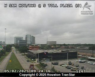 W Sam Hou/BW8 @ S Toll Plaza (S), FACING West