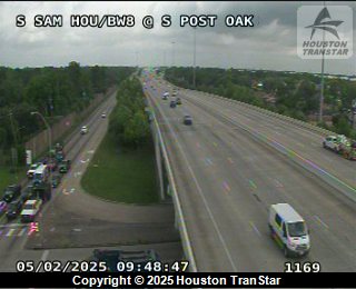 S Sam Hou/BW8 @ S Post Oak, FACING South