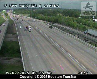 S Sam Hou/BW8 @ Almeda, FACING South