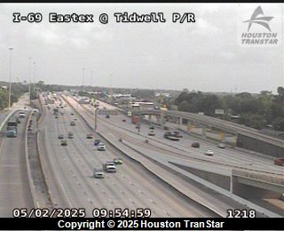 IH-69 Eastex  @ TIDWELL P/R, FACING West