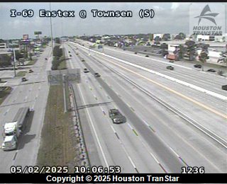 IH-69 Eastex Northbound @ Townsen (South), FACING West