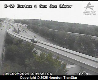 IH-69 Eastex Southbound @ San Jacinto River, FACING West
