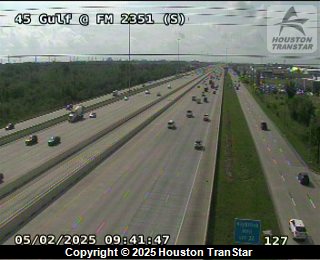 45 Gulf @ FM 2351 (S), FACING West