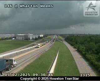 146 NB @ WHARTON WEEMS, FACING East
