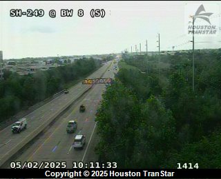 SH-249 @ BW 8 (S), FACING West