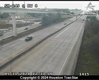 SH 249 Tomball Pkwy Northbound @ BW 8, FACING East