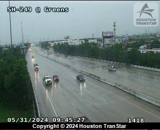 SH 249 Tomball Pkwy Northbound @ Greens, FACING East