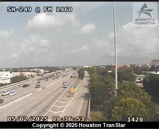 SH 249 Tomball Pkwy Northbound @ FM 1960, FACING East
