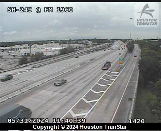 SH 249 Tomball Pkwy Northbound @ FM 1960, FACING East