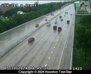 SH 249 Tomball Pkwy Southbound @ Grant, FACING West
