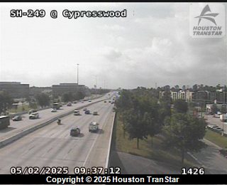 SH 249 Tomball Pkwy Southbound @ Cypresswood, FACING West