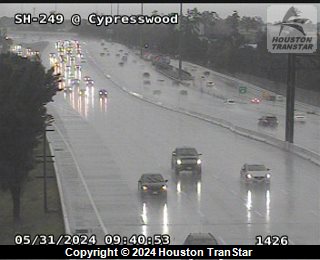 SH 249 Tomball Pkwy Southbound @ Cypresswood, FACING West