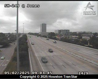 SH 249 Tomball Pkwy Northbound @ Jones, FACING East