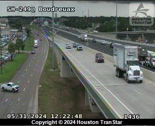 SH 249 Tomball Pkwy @ Boudreaux, FACING East