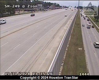 SH 249 Tomball Pkwy @ Zion, FACING West
