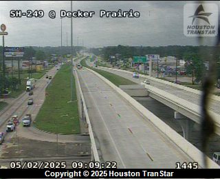 SH 249 @ Decker Prairie, FACING East