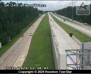 SH 249 @ Woodtrace, FACING West