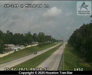 SH 249 @ Mildred Ln, FACING East