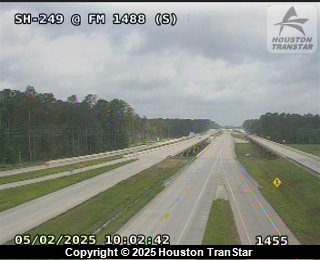 SH 249 @ FM-1488 (S), FACING East