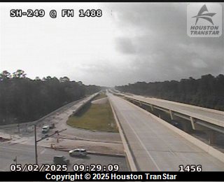 SH 249 @ FM-1488, FACING East