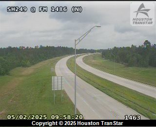 SH-249 @ FM 1486 (N), FACING Unknown