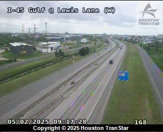 45 GULF @ LEWIS LANE (W), FACING West