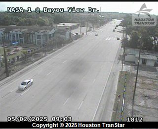 NASA 1 @ Bayou View Dr., FACING South