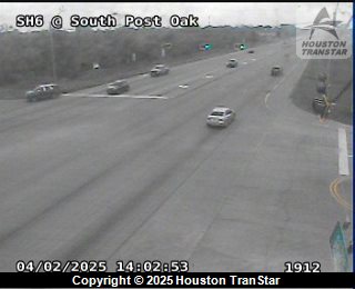 SH6 @ South Post Oak, FACING South