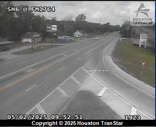 SH6 @ FM1764, FACING North