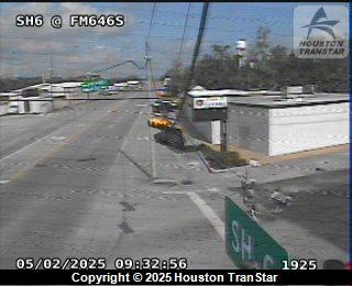 SH6 @ FM646S, FACING North