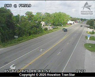 SH6 @ FM519, FACING North