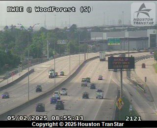 BW8E @ Woodforest Blvd. (S), FACING West