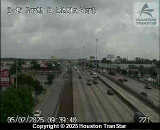 45 North @ Little York, FACING West