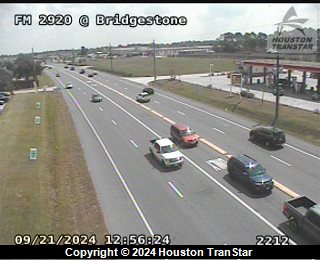 FM 2920 @ Bridgestone, FACING North