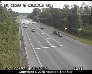 FM 2920 @ Dowdell Rd., FACING North
