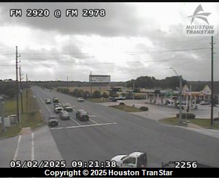 FM 2920 @ FM 2978, FACING North