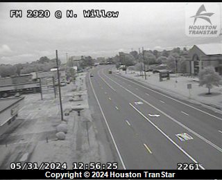 FM 2920 @ N. Willow, FACING North