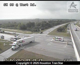 SH 99 @ West Rd., FACING East