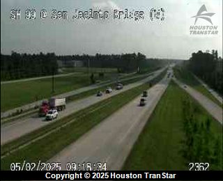 SH99 @ San Jacinto Bridge (W), FACING Unknown