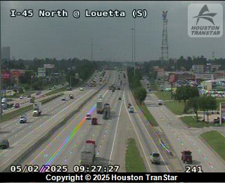 IH-45 NORTH @ LOUETTA (S), FACING West