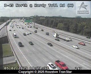 IH-45 NORTH @ HARDY TOLL RD (N), FACING East