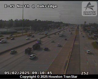 IH-45 NORTH @ OAKRIDGE, FACING West